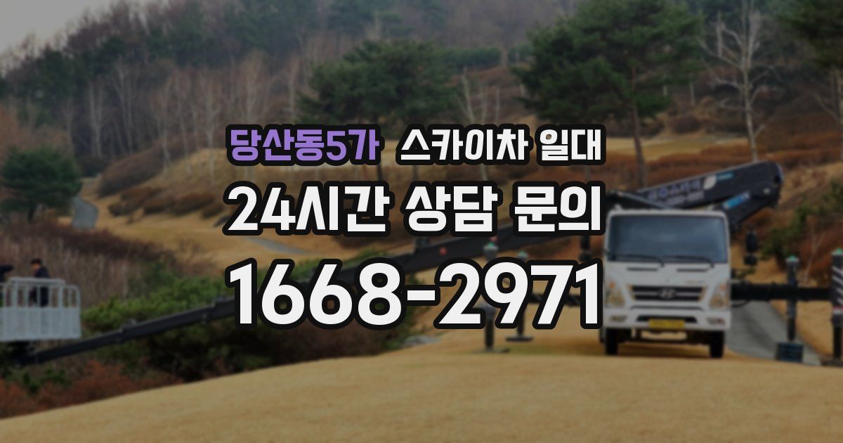 당산동5가 스카이차 일대