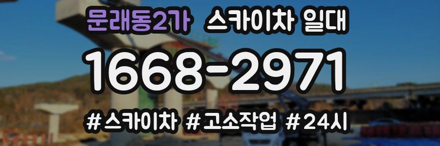 문래동2가 스카이차 일대