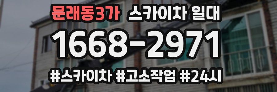 문래동3가 스카이차 일대