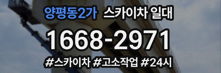 양평동2가 스카이차 일대