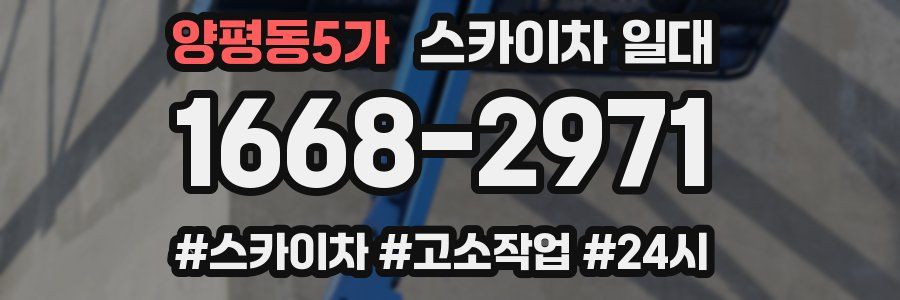 양평동5가 스카이차 일대