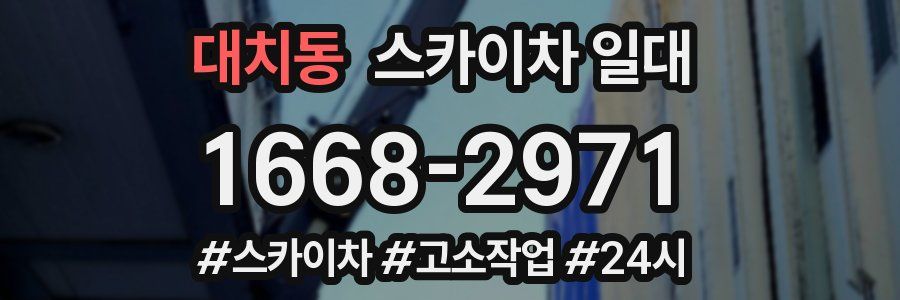 대치동 스카이차 일대