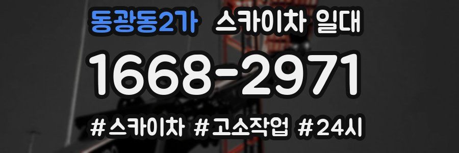 동광동2가 스카이차 일대