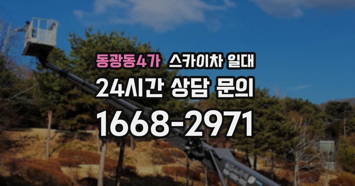 동광동4가 스카이차 일대