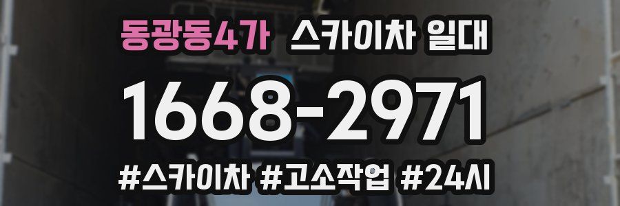 동광동4가 스카이차 일대