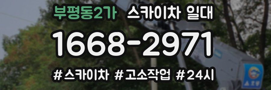 부평동2가 스카이차 일대