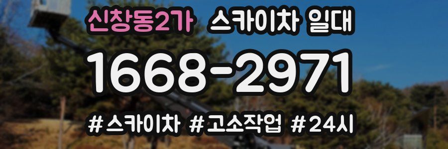 신창동2가 스카이차 일대