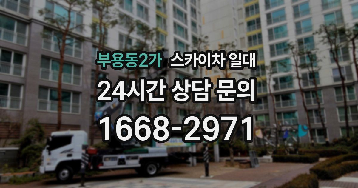 부용동2가 스카이차 일대