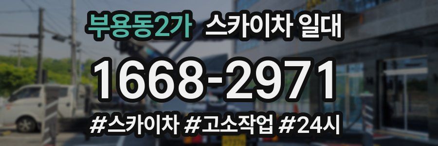 부용동2가 스카이차 일대