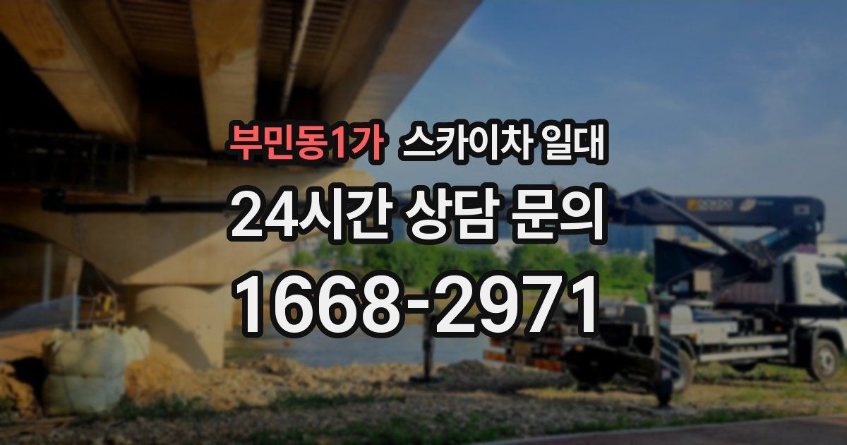 부민동1가 스카이차 일대