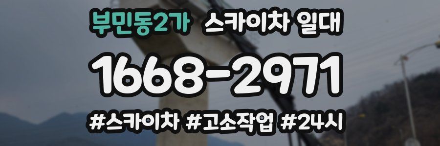 부민동2가 스카이차 일대