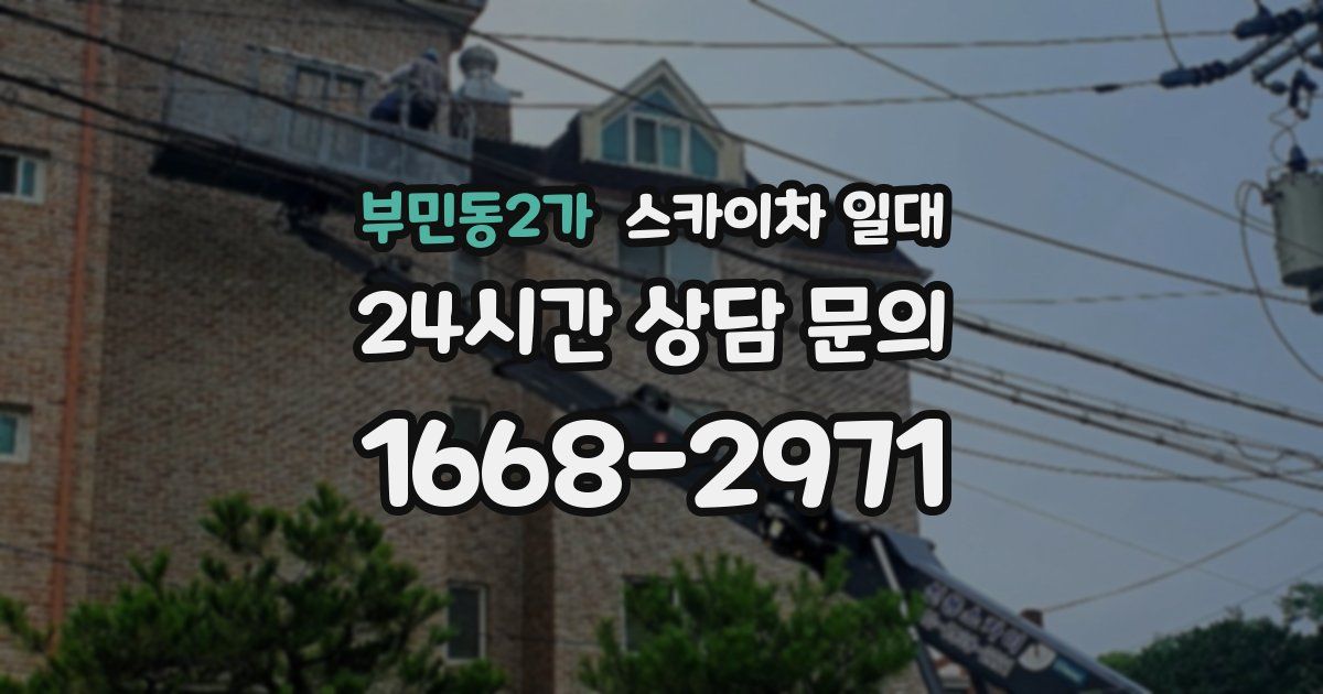 부민동2가 스카이차 일대