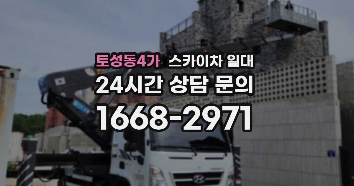 토성동4가 스카이차 일대