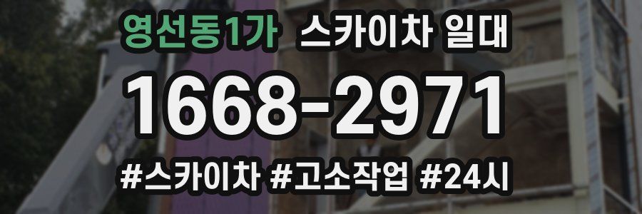 영선동1가 스카이차 일대
