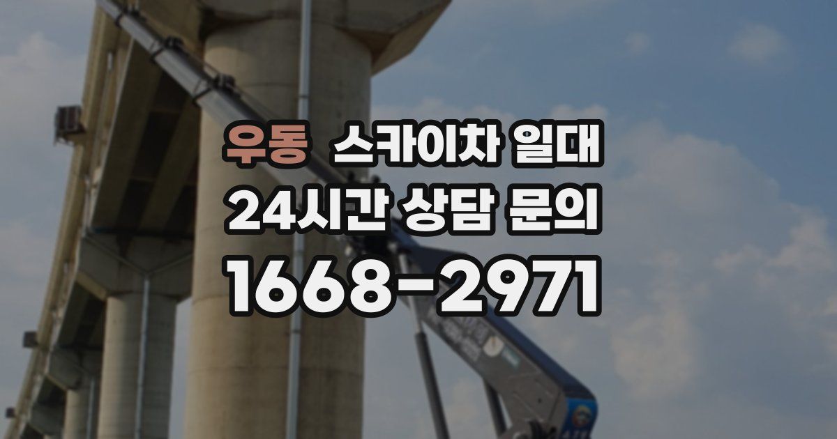 우동 스카이차 일대