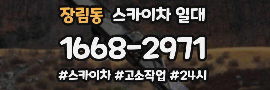 장림동 스카이차 일대