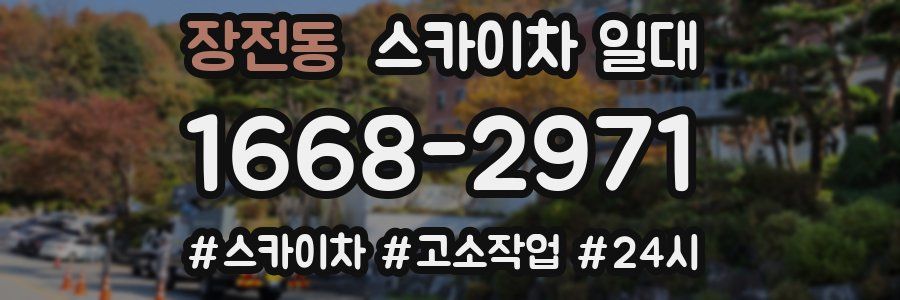 장전동 스카이차 일대