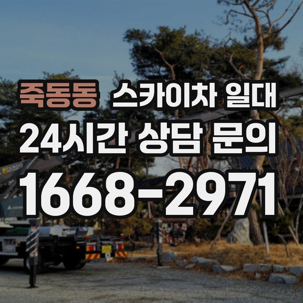 죽동동 스카이차 일대