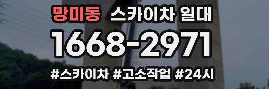 망미동 스카이차 일대
