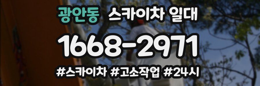 광안동 스카이차 일대