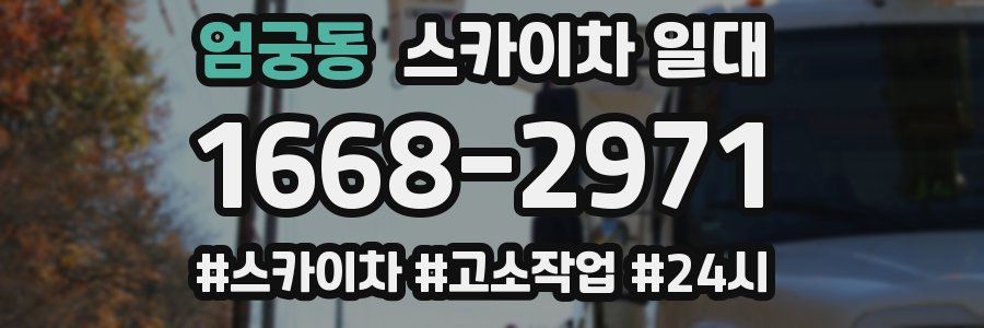 엄궁동 스카이차 일대