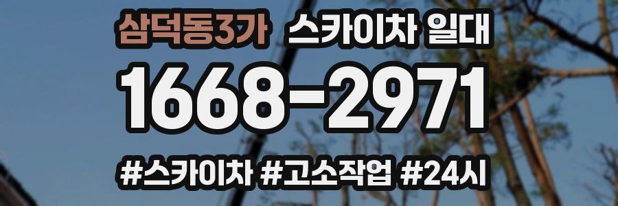 삼덕동3가 스카이차 일대