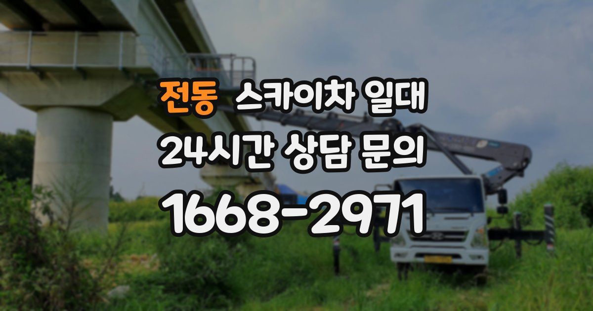 전동 스카이차 일대