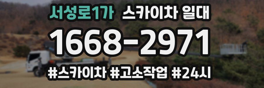 서성로1가 스카이차 일대