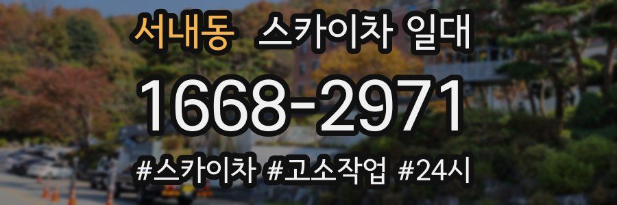 서내동 스카이차 일대