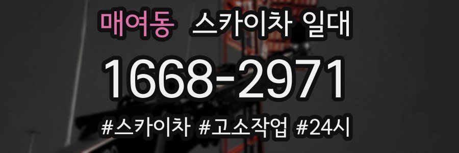 매여동 스카이차 일대