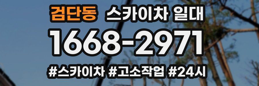 검단동 스카이차 일대