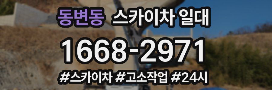 동변동 스카이차 일대