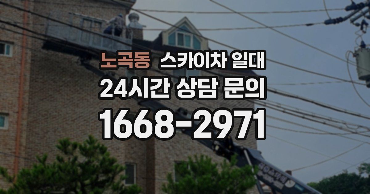 노곡동 스카이차 일대