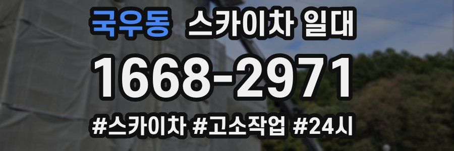 국우동 스카이차 일대