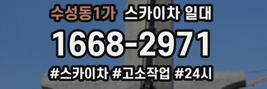 수성동1가 스카이차 일대