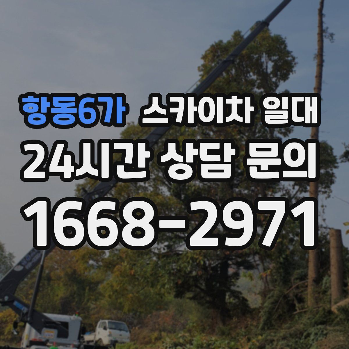 항동6가 스카이차 일대