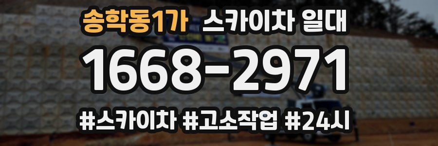 송학동1가 스카이차 일대