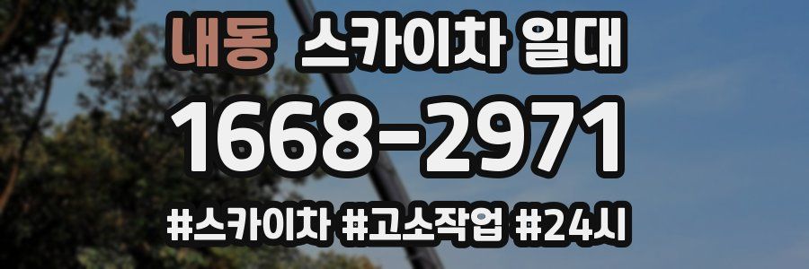 내동 스카이차 일대