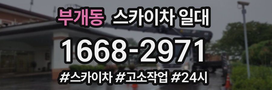 부개동 스카이차 일대