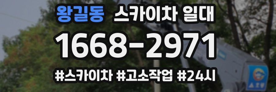 왕길동 스카이차 일대