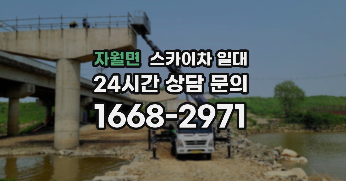 자월면 스카이차 일대