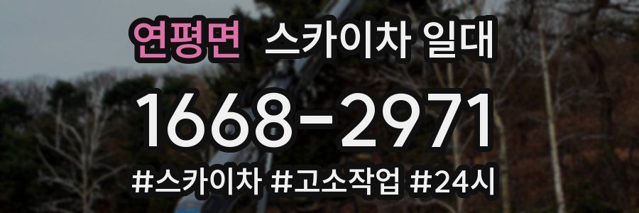 연평면 스카이차 일대