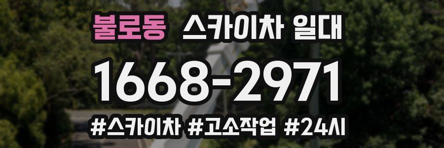 불로동 스카이차 일대