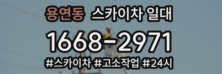 용연동 스카이차 일대