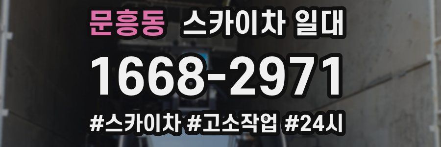 문흥동 스카이차 일대