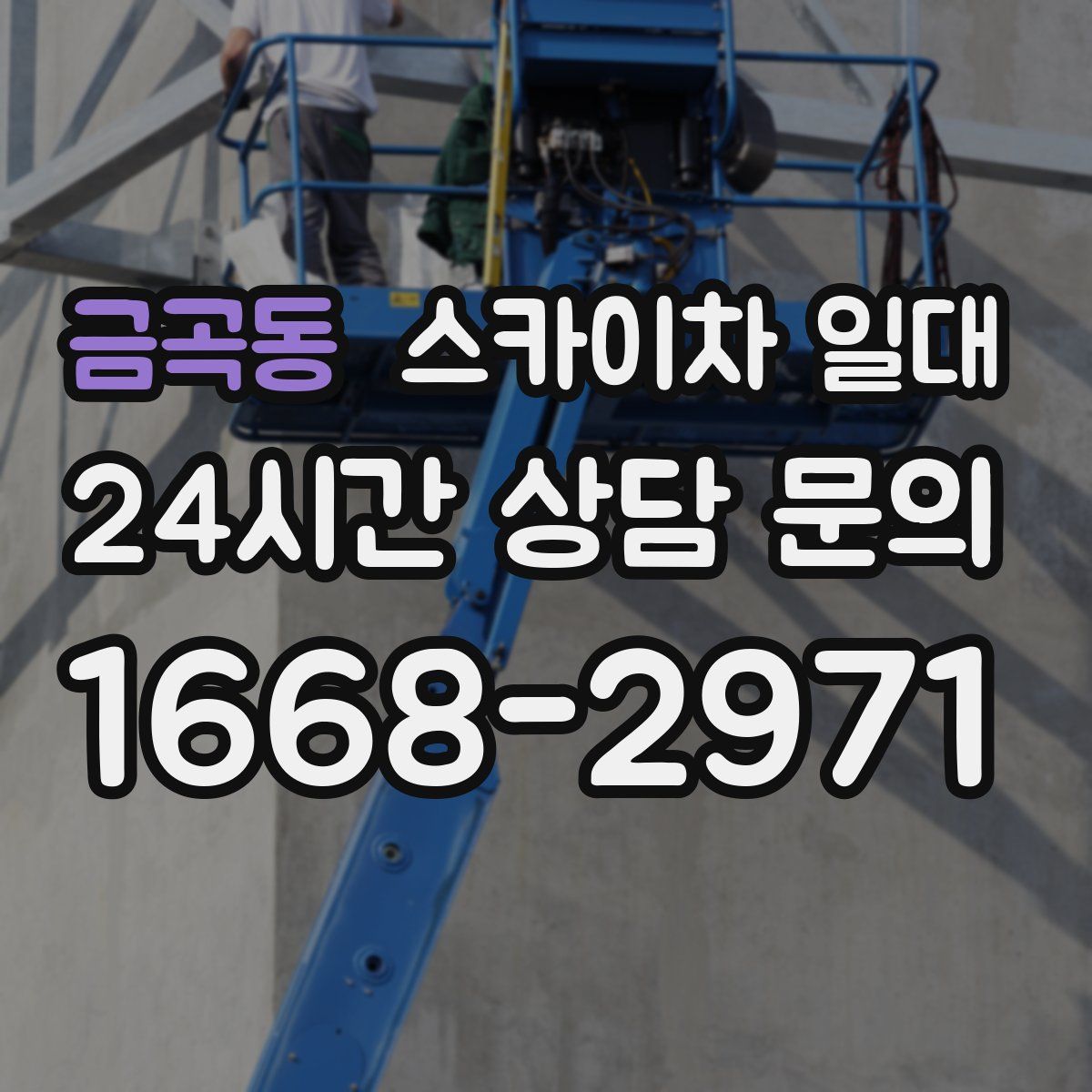 금곡동 스카이차 일대