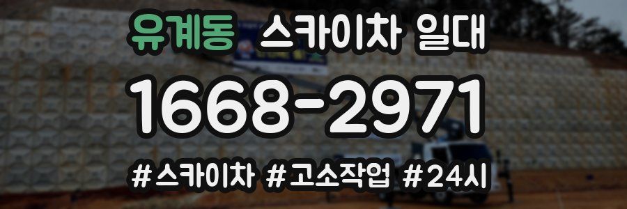 유계동 스카이차 일대