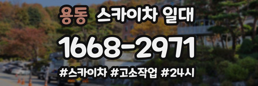 용동 스카이차 일대