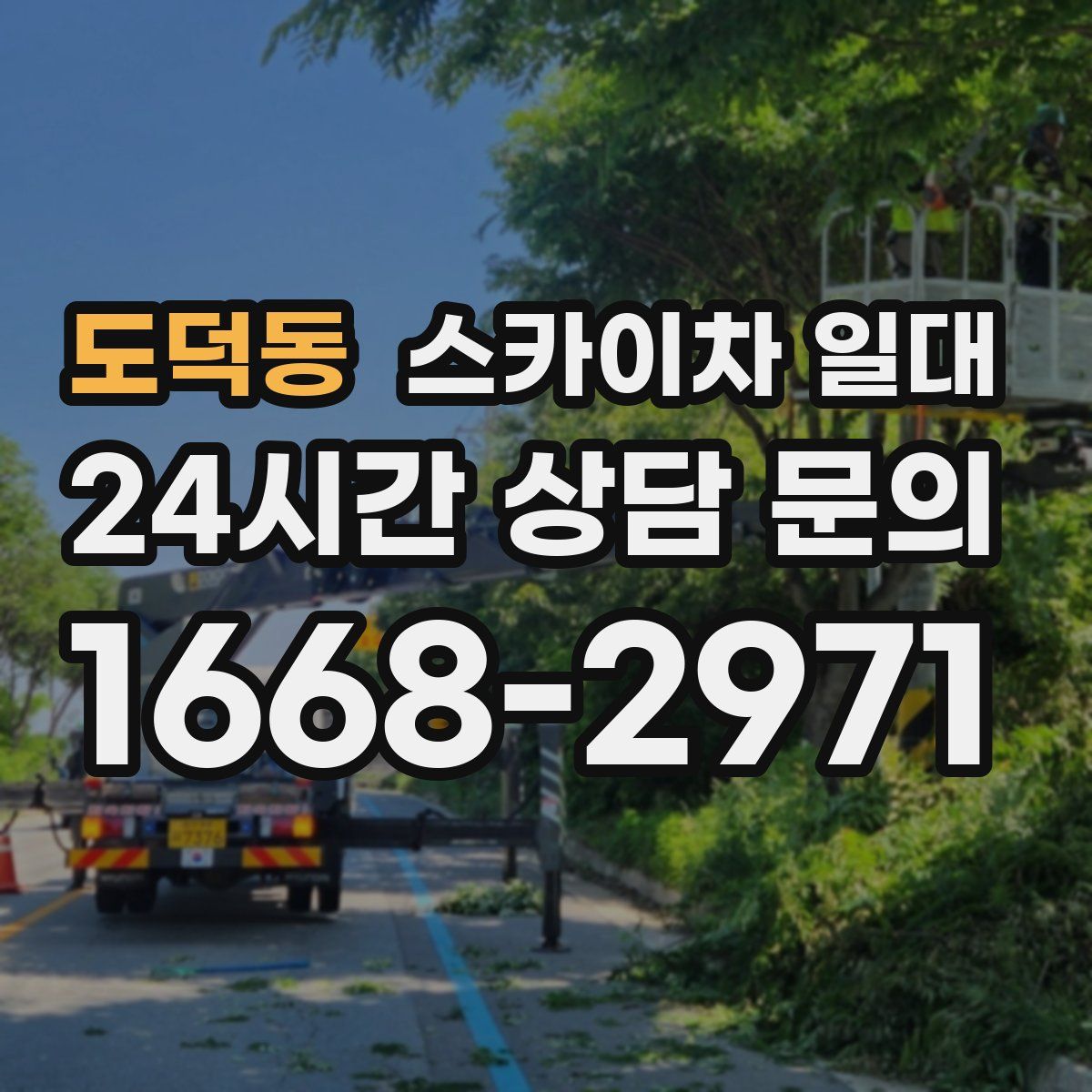 도덕동 스카이차 일대
