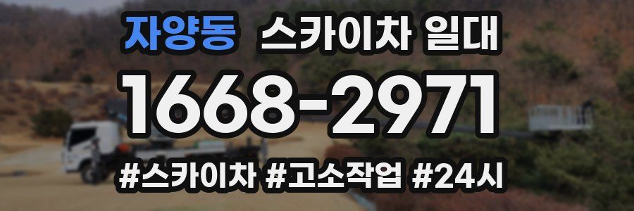 자양동 스카이차 일대